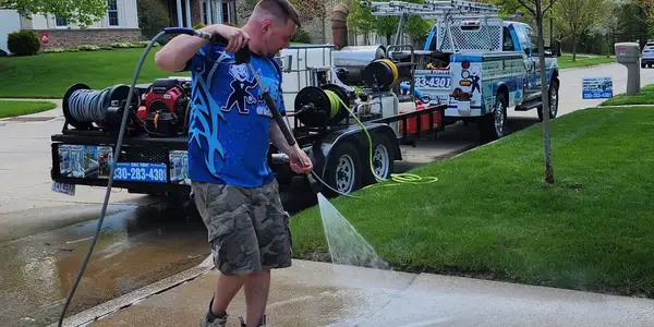 Flat Surface Pressure Washing - We-R-Clean and Clear